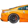 VSaero FRP TKYO Wide Body Fender Flares (rear) 2pc 80mm for Nissan 350Z Z33 2003-2008 - Image 2