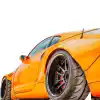 VSaero FRP TKYO Wide Body Fender Flares (rear) 2pc 80mm for Nissan 350Z Z33 2003-2008 - Image 3