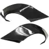 VSaero FRP TKYO Wide Body Fender Flares (rear) 2pc 80mm for Nissan 350Z Z33 2003-2008 - Image 13