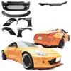 VSaero FRP TKYO Wide Body Kit 9pc for Nissan 350Z Z33 2003-2008 - Image 1