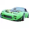 VSaero FRP TKYO v2 Wide Body Front Canards 4pc for Nissan 240SX 1989-1994 > 2/3dr - Image 10