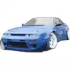 VSaero FRP TKYO v2 Wide Body Front Canards 4pc for Nissan 240SX 1989-1994 > 2/3dr - Image 16