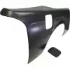 VSaero FRP MSPO Wide Body Fenders (rear) w cap 30mm for Nissan 240SX S14 1995-1998 - Image 6