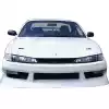 VSaero FRP URA Front Bumper for Nissan 240SX S14 1997-1998 - Image 24