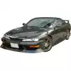 VSaero FRP URA Front Bumper for Nissan 240SX S14 1997-1998 - Image 30