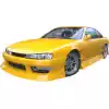 VSaero FRP URA Front Bumper for Nissan 240SX S14 1997-1998 - Image 13