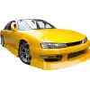 VSaero FRP URA Front Bumper for Nissan 240SX S14 1997-1998 - Image 15