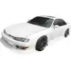 VSaero FRP URA Side Skirts for Nissan 240SX S14 1995-1998 - Image 15