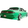 VSaero FRP URA Rear Bumper for Nissan 240SX S14 1995-1998 - Image 19