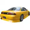 VSaero FRP URA Rear Bumper for Nissan 240SX S14 1995-1998 - Image 2