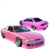 VSaero FRP URA Body Kit 4pc for Nissan 240SX S14 1995-1996 - Image 3