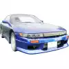 VSaero FRP MSPO v2 Front Bumper for Nissan Silvia S13 1989-1994 - Image 2