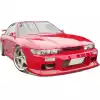 VSaero FRP MSPO v2 Front Bumper for Nissan Silvia S13 1989-1994 - Image 20