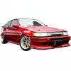 VSaero FRP JBLO Wide Body Fenders (front) 20mm for Toyota Corolla AE86 Levin 1984-1987 > 2/3dr - Image 35