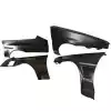 VSaero FRP JBLO Wide Body Fenders Set 4pc 20/40mm for Toyota Corolla AE86 Trueno 1984-1987 > 3dr Hatch - Image 1