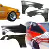 VSaero FRP JBLO Wide Body Fenders Set 4pc 20/40mm for Toyota Corolla AE86 Levin 1984-1987 > 3dr Hatch - Image 2