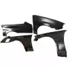 VSaero FRP JBLO Wide Body Fenders Set 4pc 20/40mm for Toyota Corolla AE86 Levin 1984-1987 > 3dr Hatch - Image 1