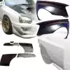 VSaero FRP LSPO WRC Wide Body Fenders 7pc for Subaru Impreza WRX 2004-2005 > 4dr Sedan - Image 2