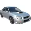 VSaero FRP LSPO WRC Wide Body Fenders 7pc for Subaru Impreza WRX 2004-2005 > 4dr Sedan - Image 3