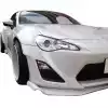 VSaero FRP TKYO v1 Wide Body Fenders (front) 4pc 45mm for Scion FR-S ZN6 2013-2016 - Image 5