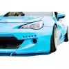 VSaero FRP TKYO v2 Wide Body Fender Flares (front) 4pc 45mm for Scion FR-S ZN6 2013-2016 - Image 3