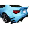 VSaero FRP TKYO v2 Wide Body Fender Flares (rear) 4pc 70mm for Scion FR-S ZN6 2013-2016 - Image 4