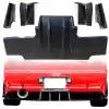 VSaero FRP RAME Diffuser 5pc for Nissan Skyline R32 1990-1994 > 2dr Coupe - Image 1