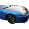 VSaero FRP MSPO S14.5 Conversion Fenders (front) for Nissan 240SX S14 1995-1998 - Image 7