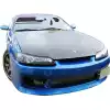 VSaero FRP MSPO S14.5 Conversion Fenders (front) for Nissan 240SX S14 1995-1998 - Image 12