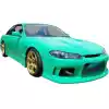 VSaero FRP MSPO S14.5 Conversion Fenders (front) for Nissan 240SX S14 1995-1998 - Image 2