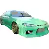 VSaero FRP MSPO S14.5 Conversion Fenders (front) for Nissan 240SX S14 1995-1998 - Image 3