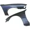 VSaero FRP MSPO Wide Body Fenders (front) 25mm for Nissan 240SX S14 1995-1996 - Image 1