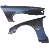 VSaero FRP MSPO Wide Body Fenders (front) 25mm for Nissan 240SX S14 1997-1998 - Image 4