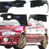 VSaero FRP MAT 22B Wide Body Fenders Set 4pc > Subaru Impreza GC8 1993-2001 > 2dr Coupe - Image 2