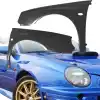 VSaero FRP LSPO WRC Wide Body Fenders (front) for Subaru Impreza WRX 2002-2003 > 4/5dr - Image 1