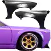 VSaero FRP TKYO Boss Wide Body Fenders (front) 50mm for Nissan 240SX S14 1995-1998 - Image 1