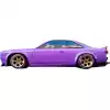 VSaero FRP TKYO Boss Wide Body Side Skirts for Nissan 240SX S14 1995-1998 - Image 2