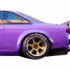 VSaero FRP TKYO Boss Wide Body Fender Flares (rear) 75mm for Nissan 240SX S14 1995-1998 - Image 2