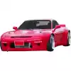 VSaero FRP TKYO Wide Body Front Bumper for Mazda RX-7 FD3S 1993-1997 - Image 18