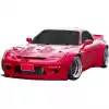 VSaero FRP TKYO Wide Body Front Bumper for Mazda RX-7 FD3S 1993-1997 - Image 19