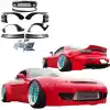 VSaero FRP TKYO Wide Body Kit 11pc for Mazda RX-7 FD3S 1993-1997 - Image 3