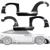 VSaero FRP TKYO v2 Wide Body Flares w Side Skirts 8pc for Nissan 240SX 1989-1994 > 2/3dr - Image 5