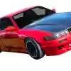 VSaero FRP TKYO v1 Wide Body Fenders (front) 30mm for Nissan Silvia S13 1989-1994 > 2dr Coupe - Image 2