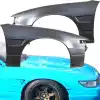 VSaero FRP TKYO v1 Wide Body Fenders (front) 30mm for Nissan Silvia S13 1989-1994 > 2dr Coupe - Image 7