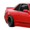 VSaero FRP TKYO v1 Wide Body 30mm Fenders (rear) for Nissan 240SX 1989-1994 > 2dr Coupe - Image 5