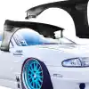 VSaero FRP TKYO v1 Wide Body Fenders (front) 30mm > Nissan 240SX S14 1995-1996 - Image 1