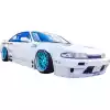 VSaero FRP TKYO v1 Wide Body Fenders (front) 30mm > Nissan 240SX S14 1995-1996 - Image 2