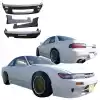 VSaero FRP TKYO v1 Body Kit 4pc for Nissan Silvia S13 1989-1994 > 2dr Coupe - Image 2