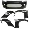 VSaero FRP TKYO Wide Body Kit 5pc for Nissan 350Z Z33 2003-2008 - Image 2