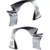 VSaero FRP TKYO Wide Body Fender Flares (front) 4pc 50mm for BMW 3-Series 325i 328i E36 1992-1998 > 2dr Coupe - Image 3